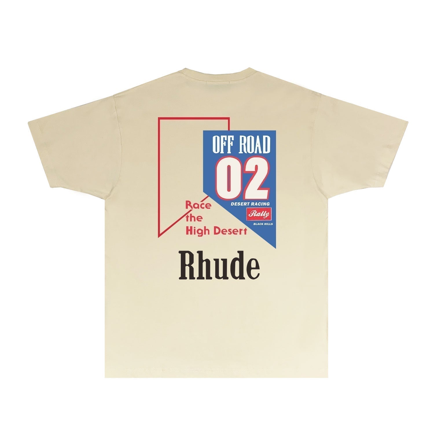 Rhude T-shirts Printed Trendy Pure Cotton