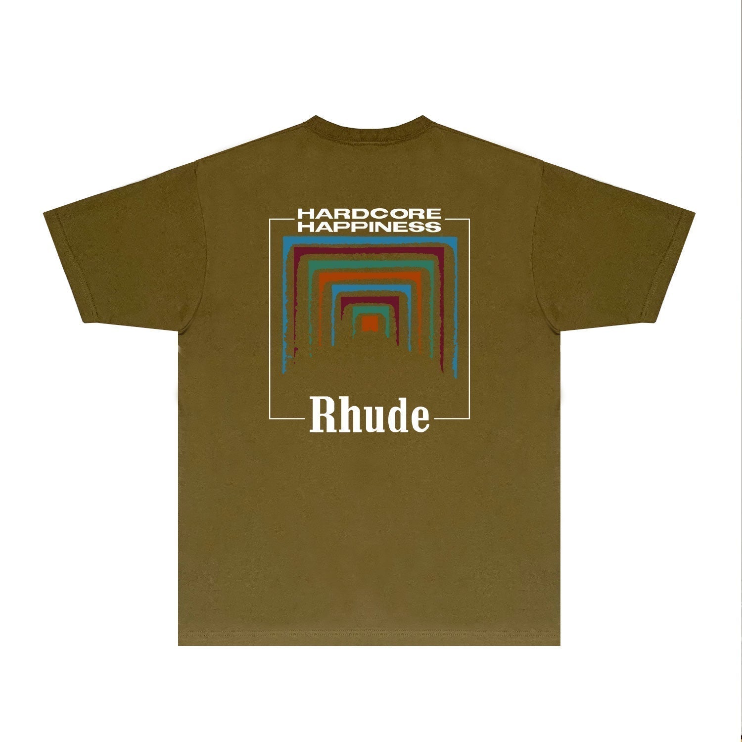 Rhude T-shirts Printed Trendy Pure Cotton