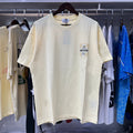 Rhude T-shirts Mont Blanc Short Sleeve Men and Women