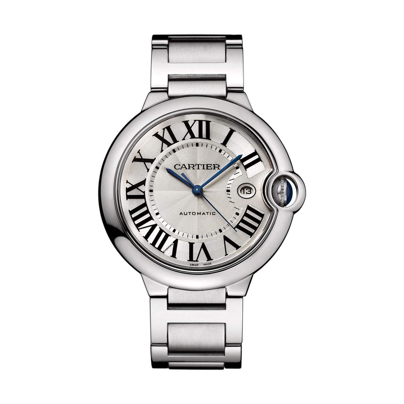 Ballon Bleu de Cartier 42 Watch - 42mm, Steel, Silver Dial
