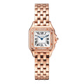 Panthère de Cartier Small model Watch - 22mm, 18K Rose Gold, White Dial