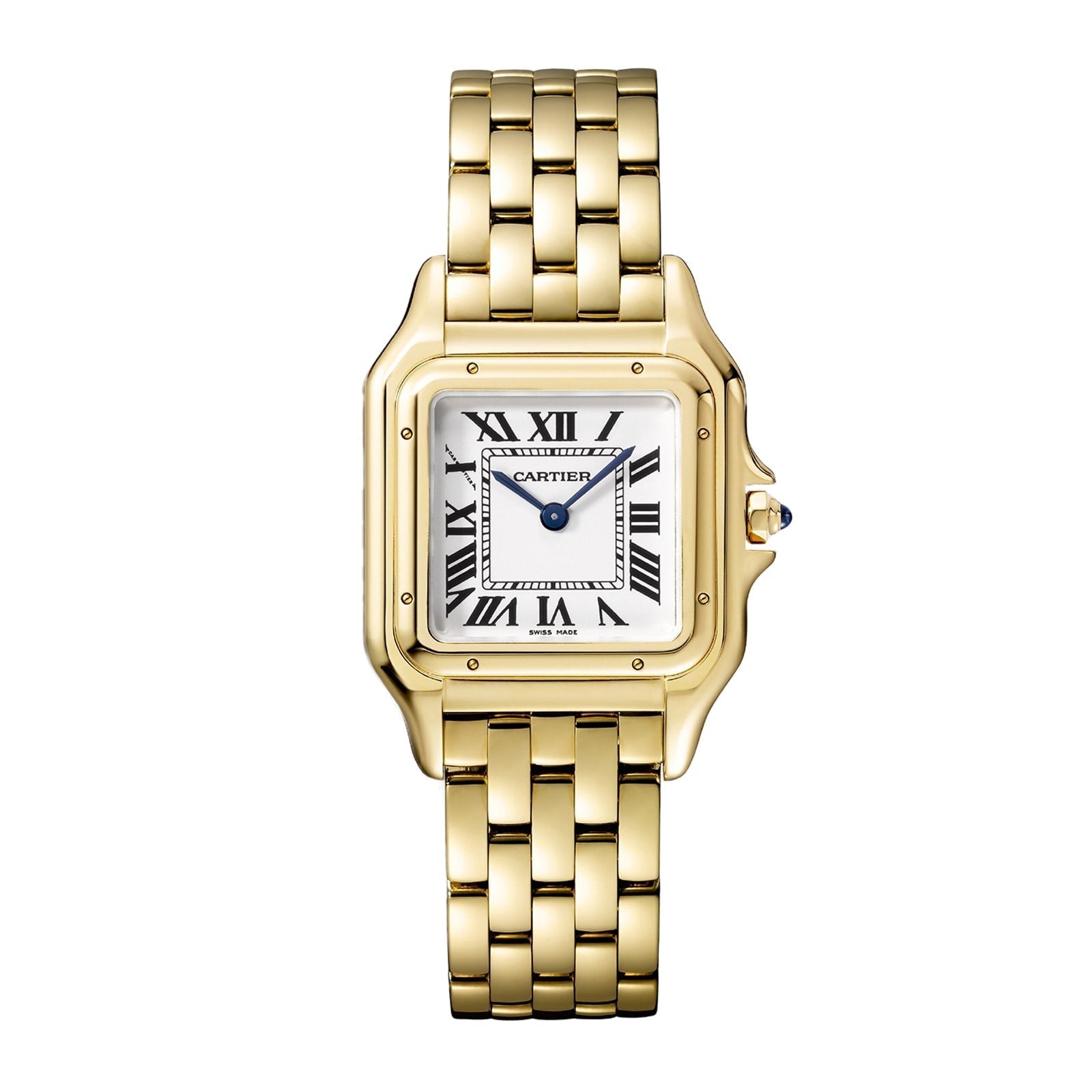 Panthère de Cartier Medium Model Watch - 29mm, 18K Yellow Gold, Silver Dial