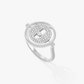 Messika Lucky Move Paved Silver Cubic Zirconia Ring