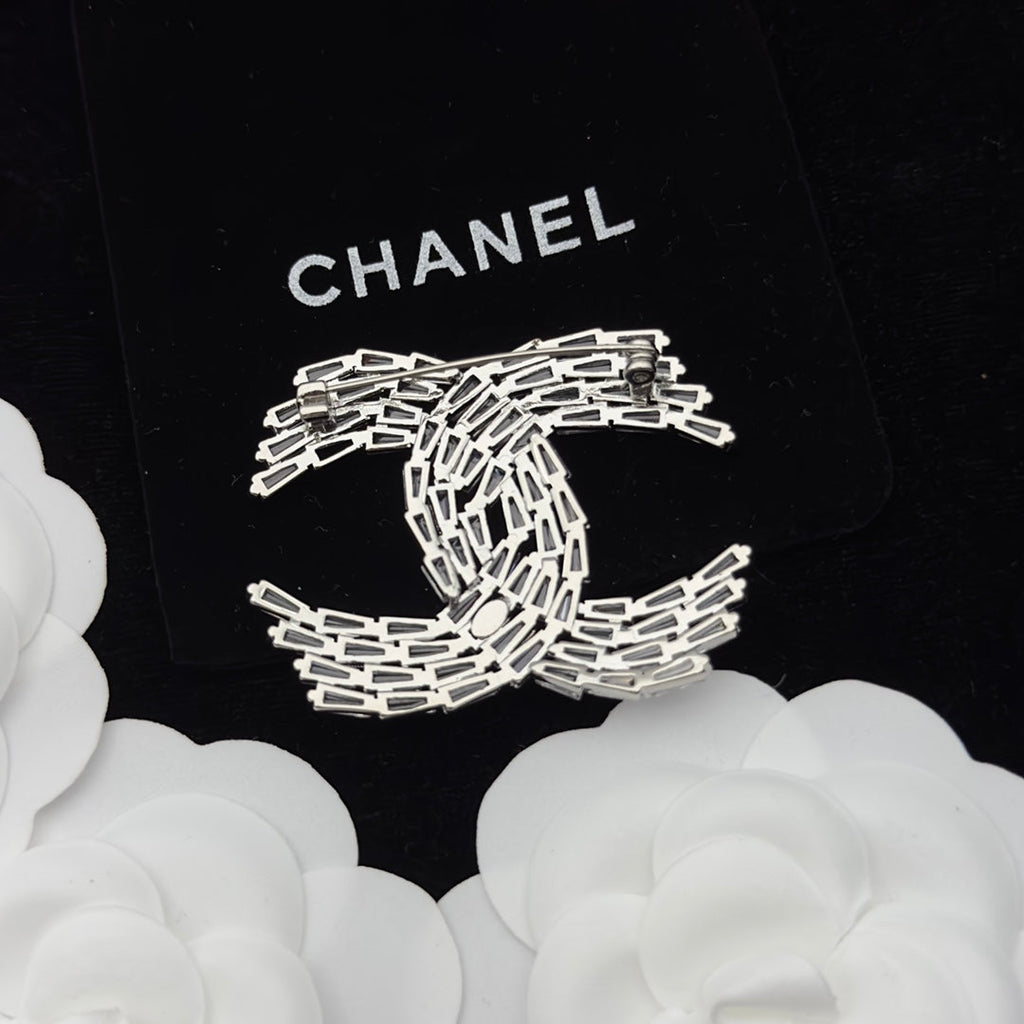 Chanel Brooch Silver 173425