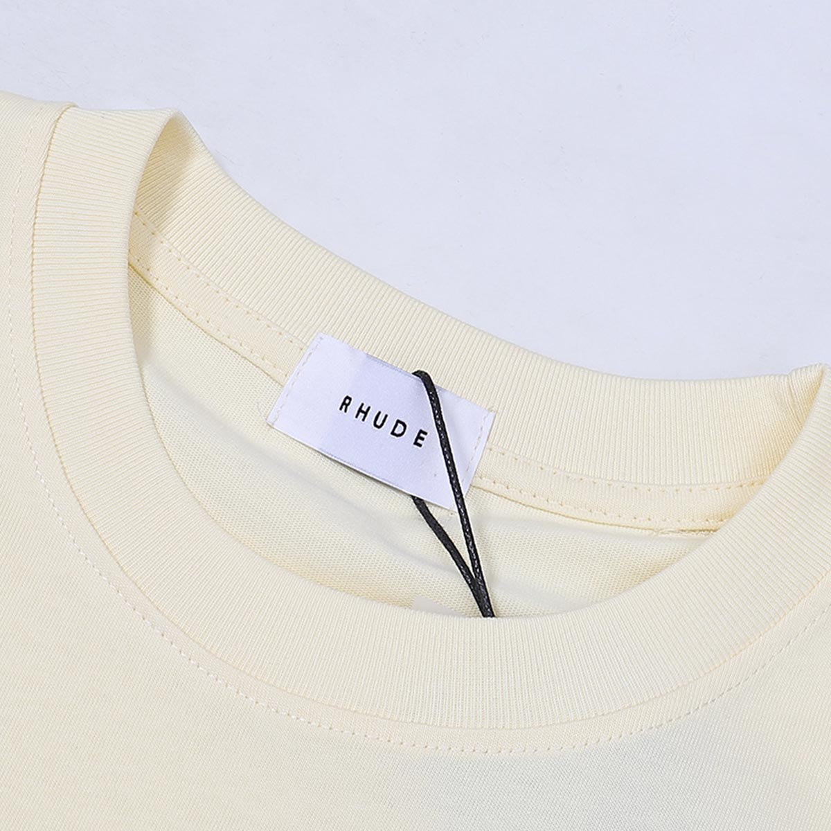 Rhude T-shirts Heave on Earth Printed Cotton Casual Short Sleeve Men and Women