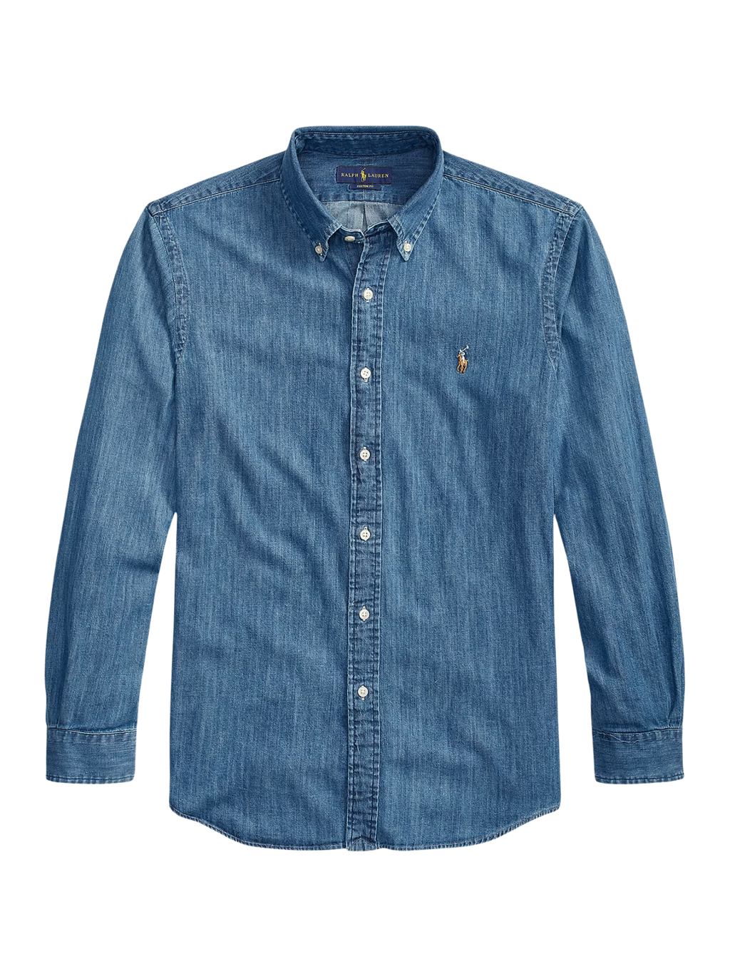RALPH LAUREN Custom Fit Denim Shirt Denim