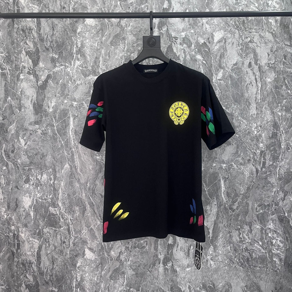Chrome Heart T Shirts Summer Short Sleeve Street Half Sleeve T-Shirt