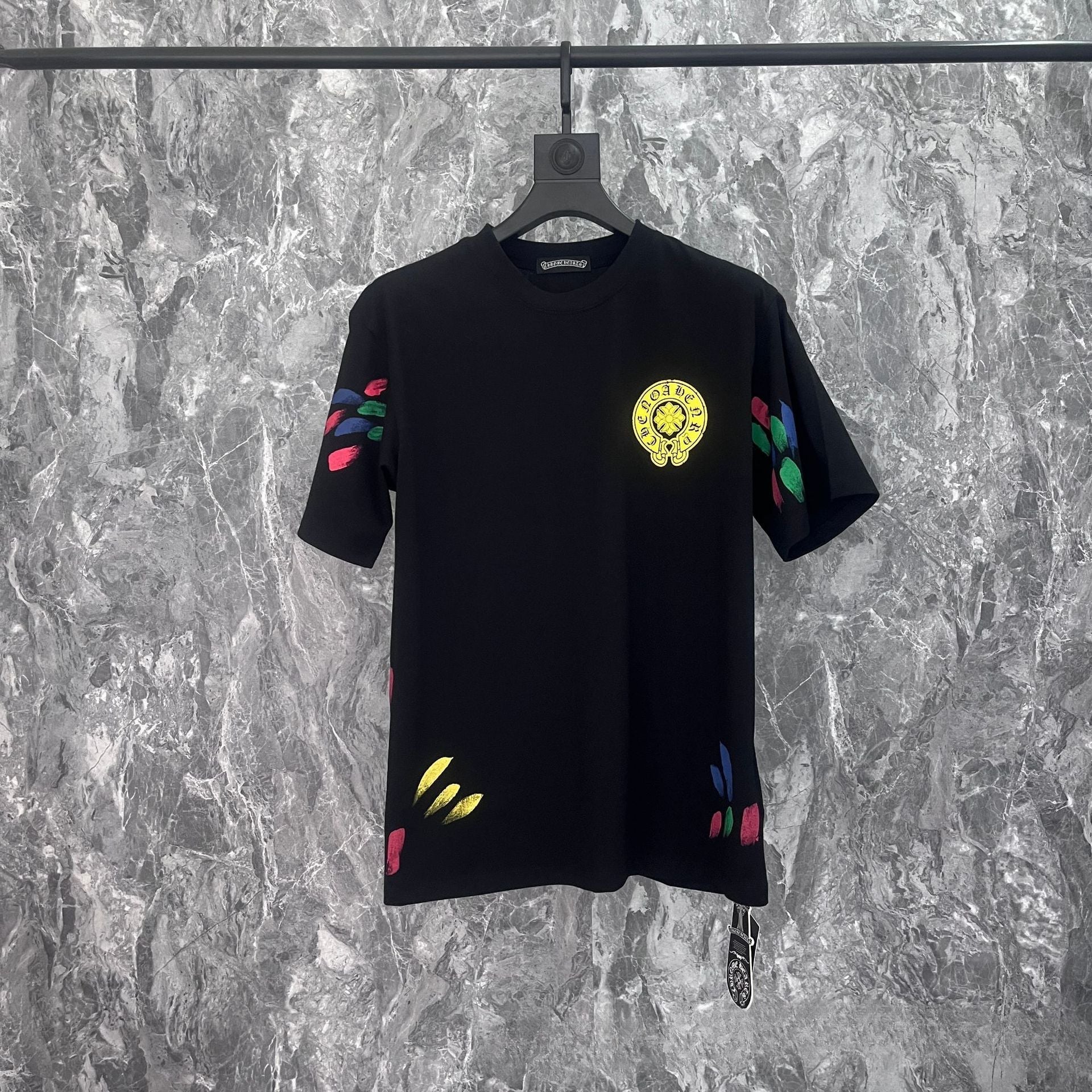 Chrome Heart T Shirts Summer Short Sleeve Street Half Sleeve T-Shirt