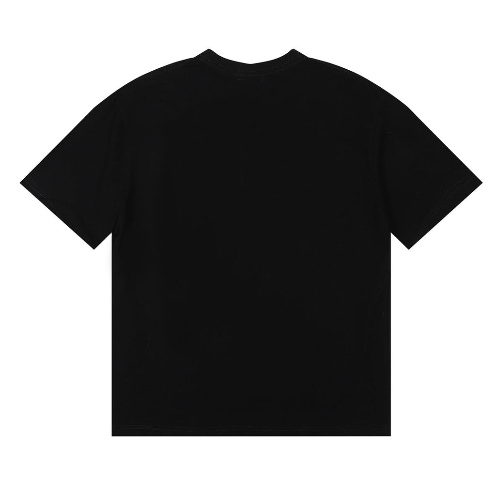 Rhude T-shirts Horse Frame Printing Cotton Casual Short Sleeve Men and Women