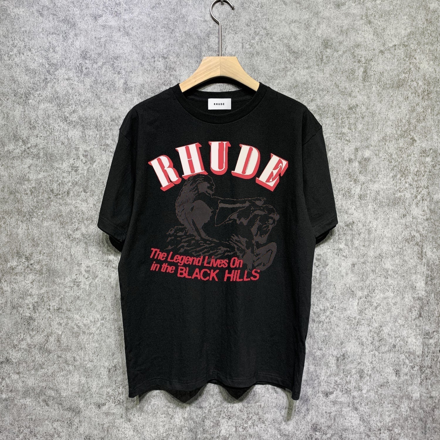 Rhude T-shirts Printed Trendy Pure Cotton
