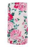 Stretch Swaddle Blanket, Pink Splendor