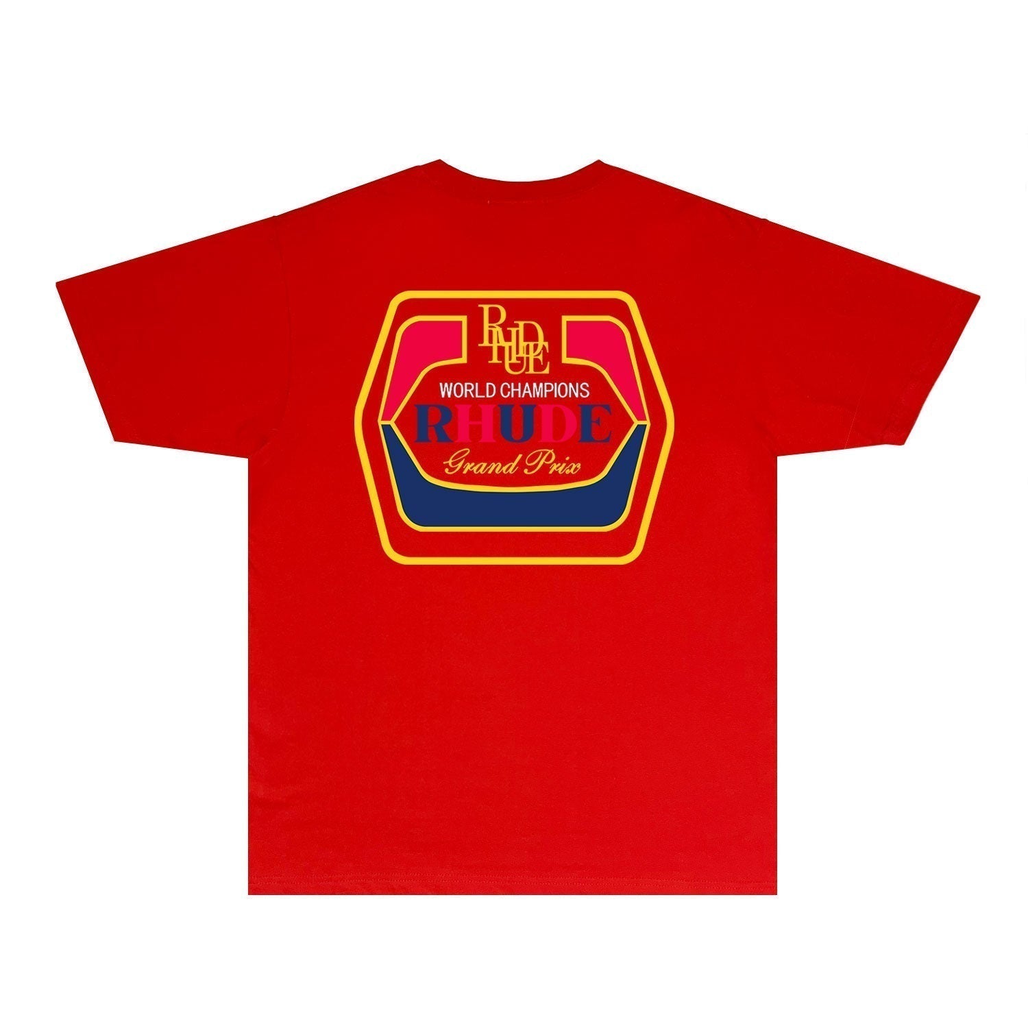 Rhude T-shirts Printed Trendy Pure Cotton