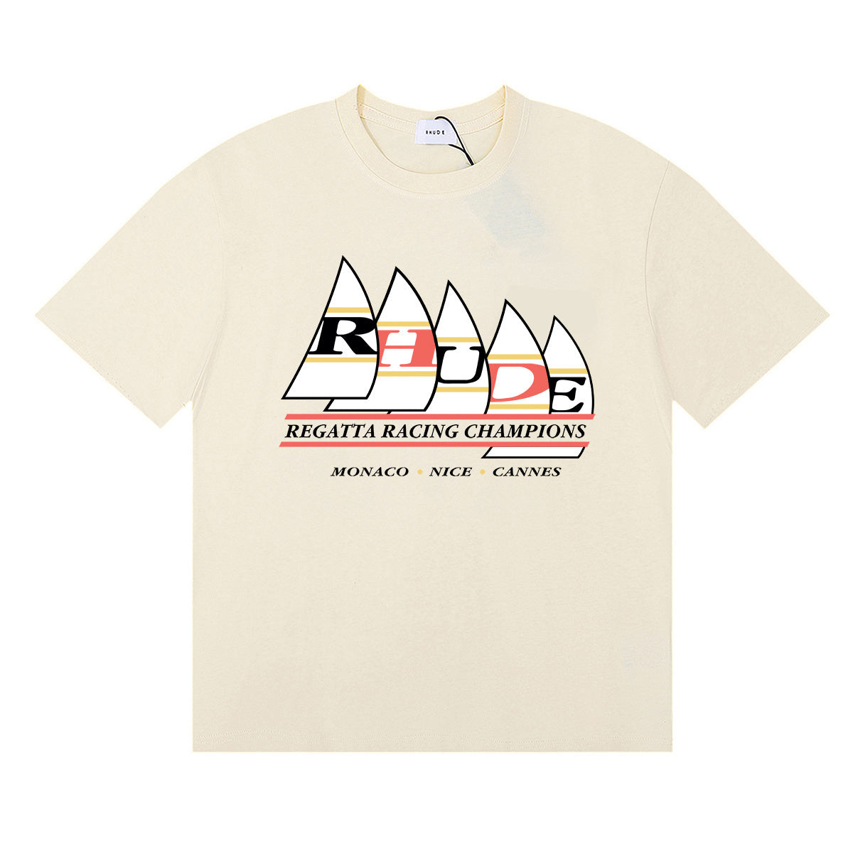 Rhude T-shirts Regatta Champions Short Sleeves