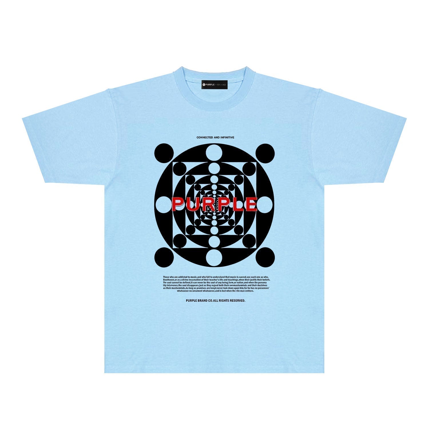 PURPLE  fashion T-shirt