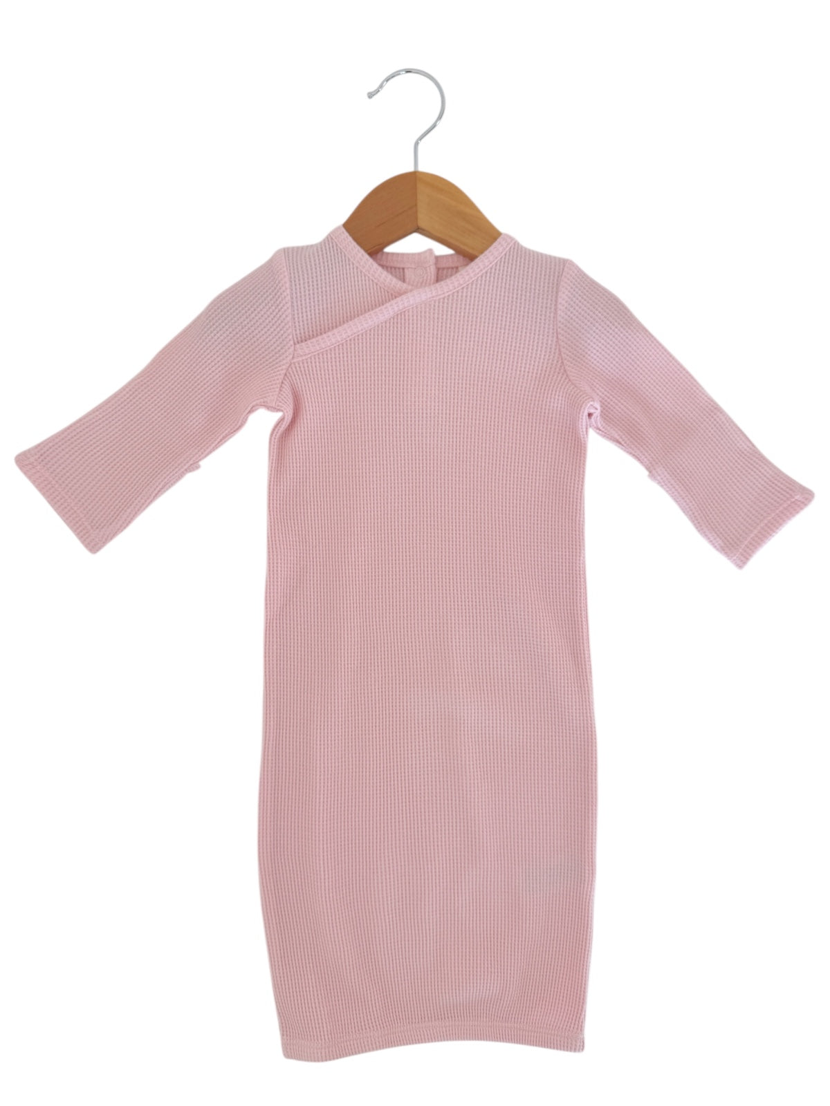 Organic Waffle Gown, Blush
