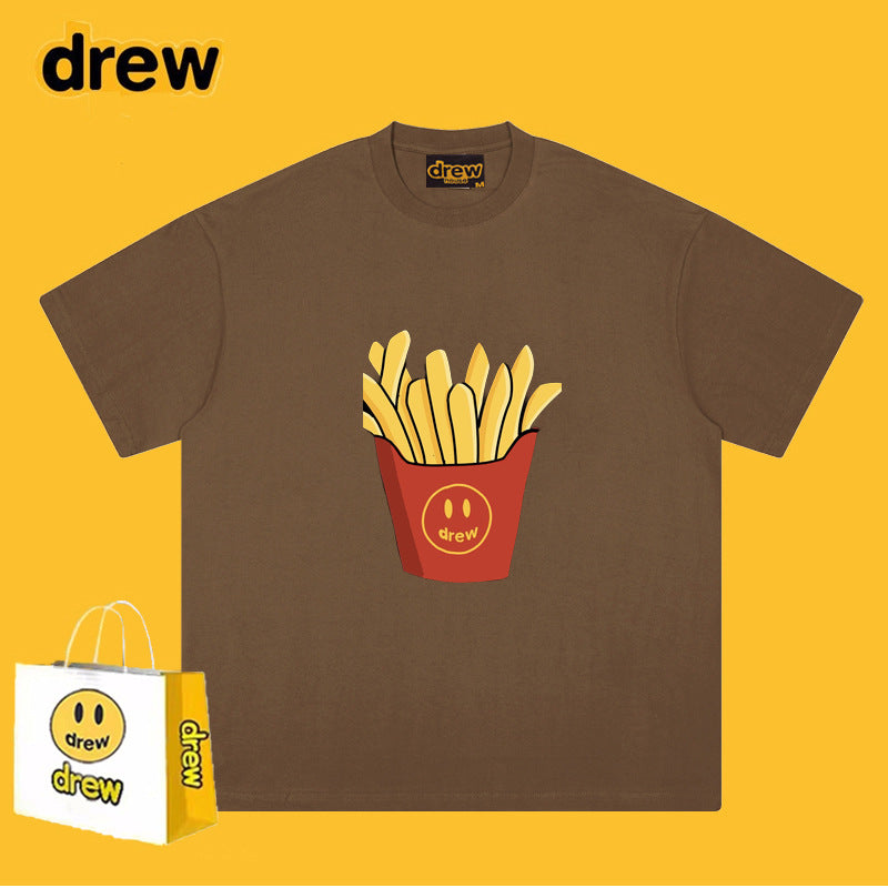 Drew T-shirts Cotton Short-Sleeved Printed T-shirt