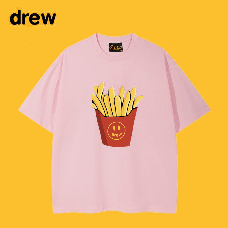 Drew T-shirts Cotton Short-Sleeved Printed T-shirt