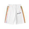 Palm Angle Shorts Palm Angels Casual Striped Shorts Elastic Men's and Women's Sports Fifth Pants