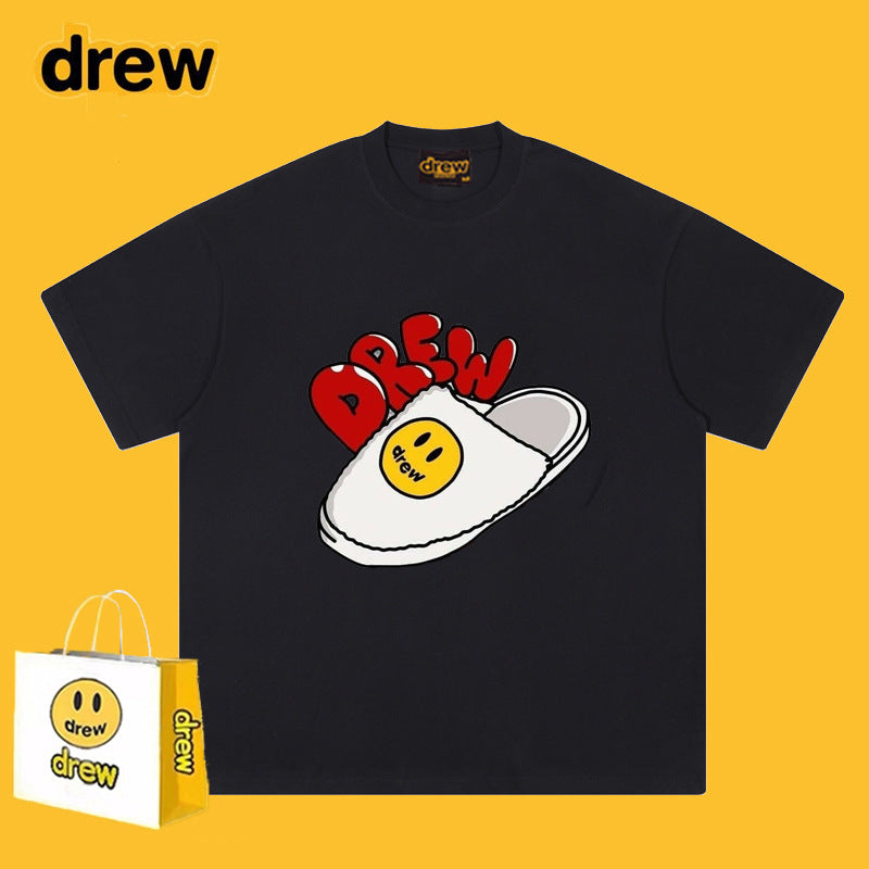 Drew T-shirts Graffiti Fashion Brand Printing T-shirt