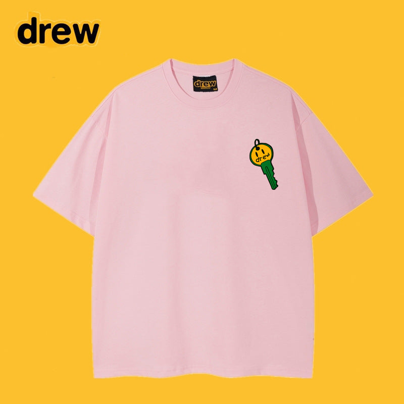 Drew T-shirts Short-Sleeved T-shirt Smiley Face