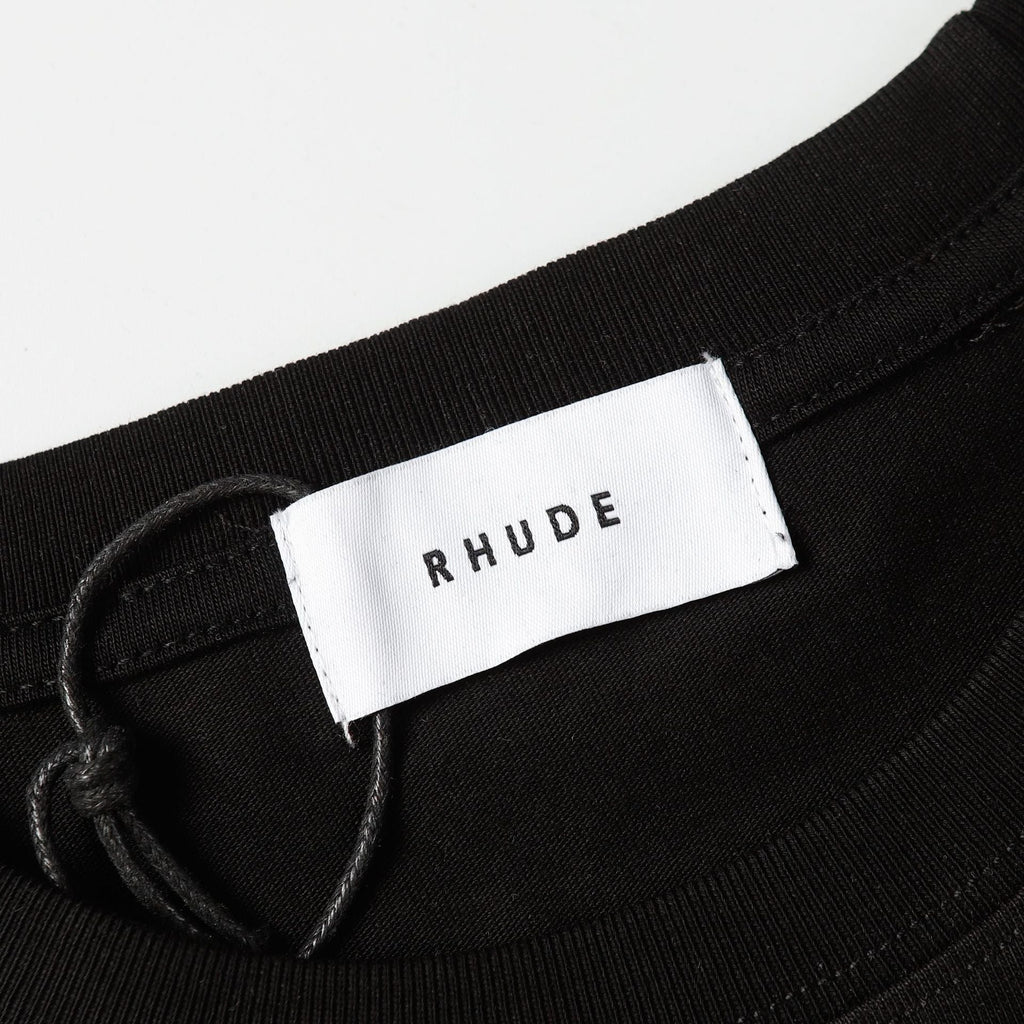 Rhude T-shirt Racing Club Alphabet Slogan Printed Short Sleeve T-shirt