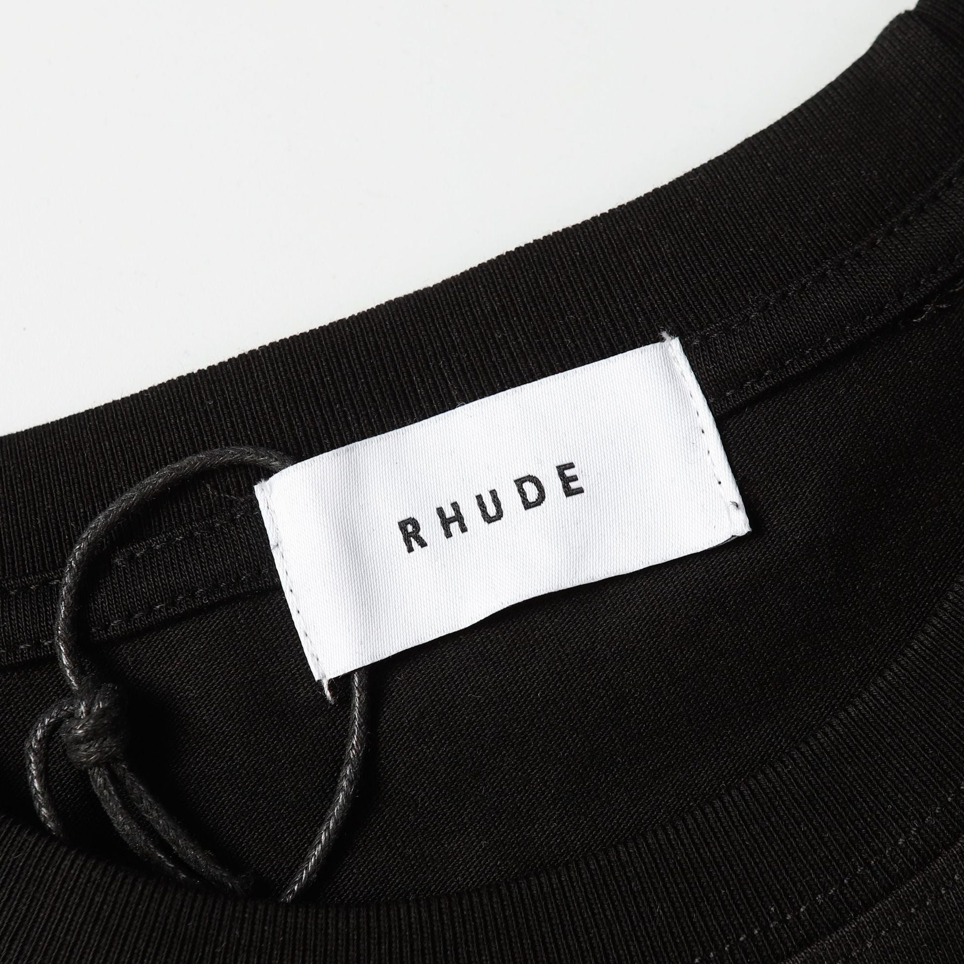 Rhude T-shirt Racing Club Alphabet Slogan Printed Short Sleeve T-shirt