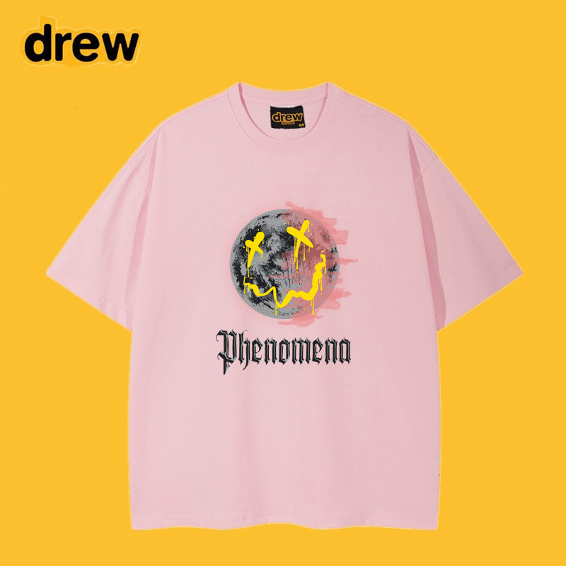Drew T-shirts Cotton Short Sleeve Loose Men's Short Sleeve