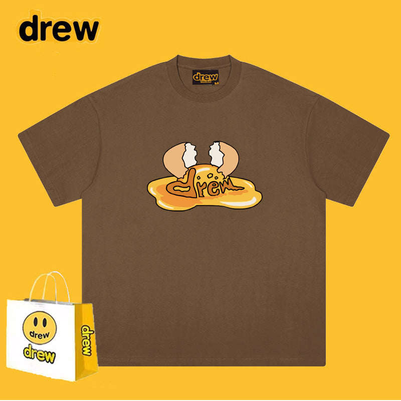 Drew T-shirts Short-Sleeved T-shirt Smiley Face