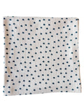 Blue Flower / Organic Pointelle Swaddle