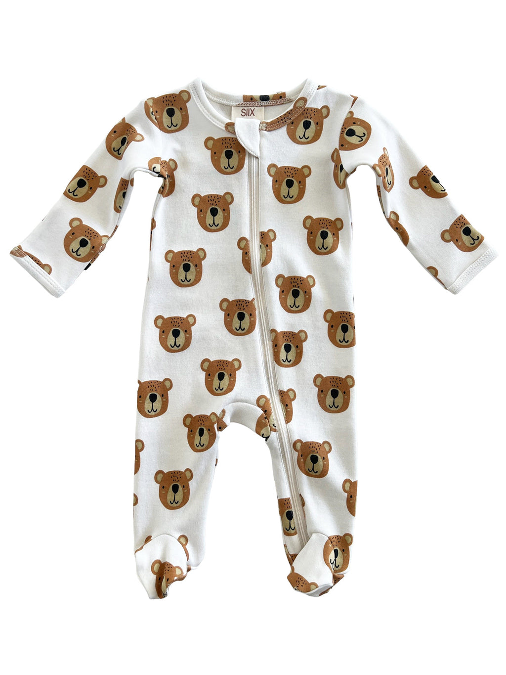 Baby Bear / Organic Zip Footie