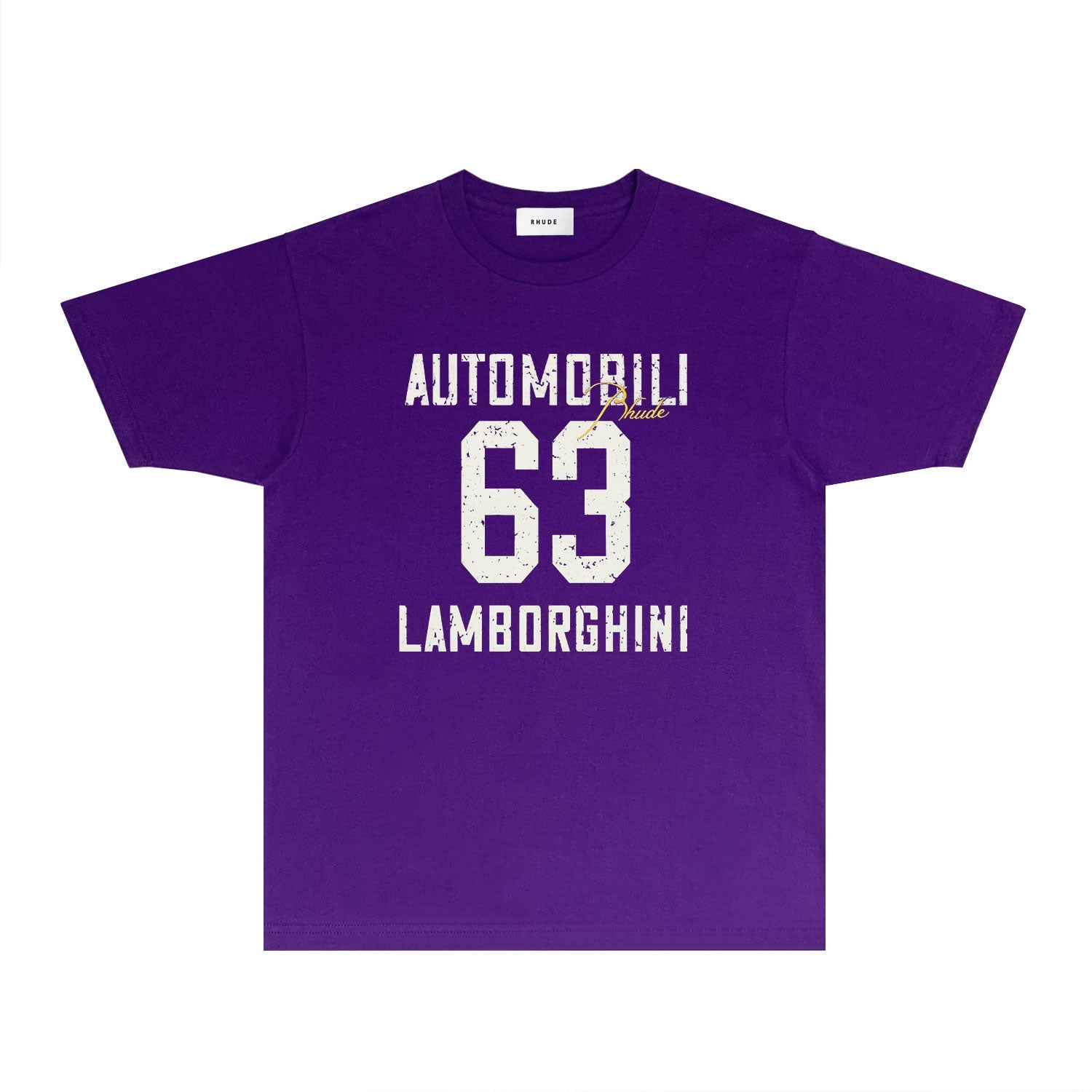 Rhude T-shirts Printed Trendy Pure Cotton