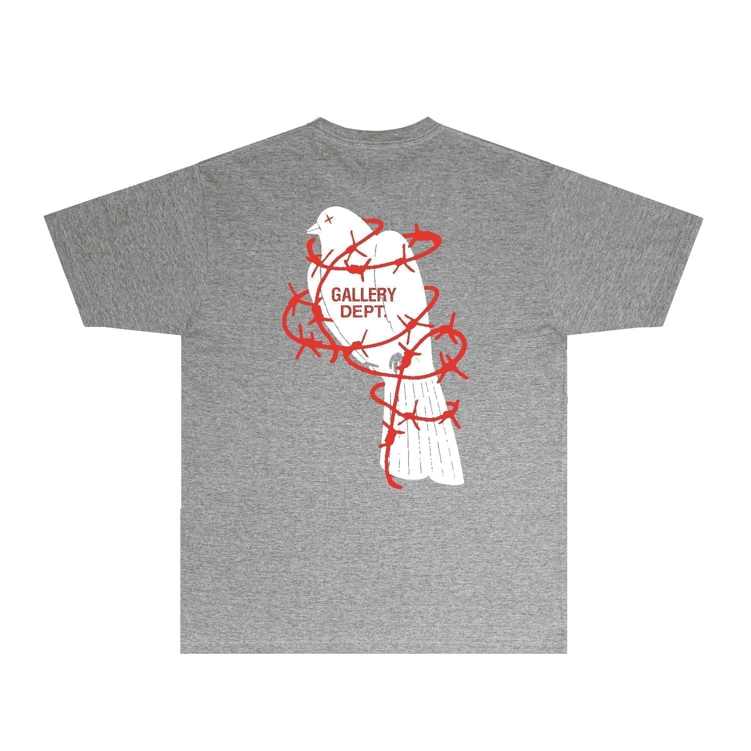 Gallery Dept T Shirt Retro Printed Loose Short-Sleeved Shirt