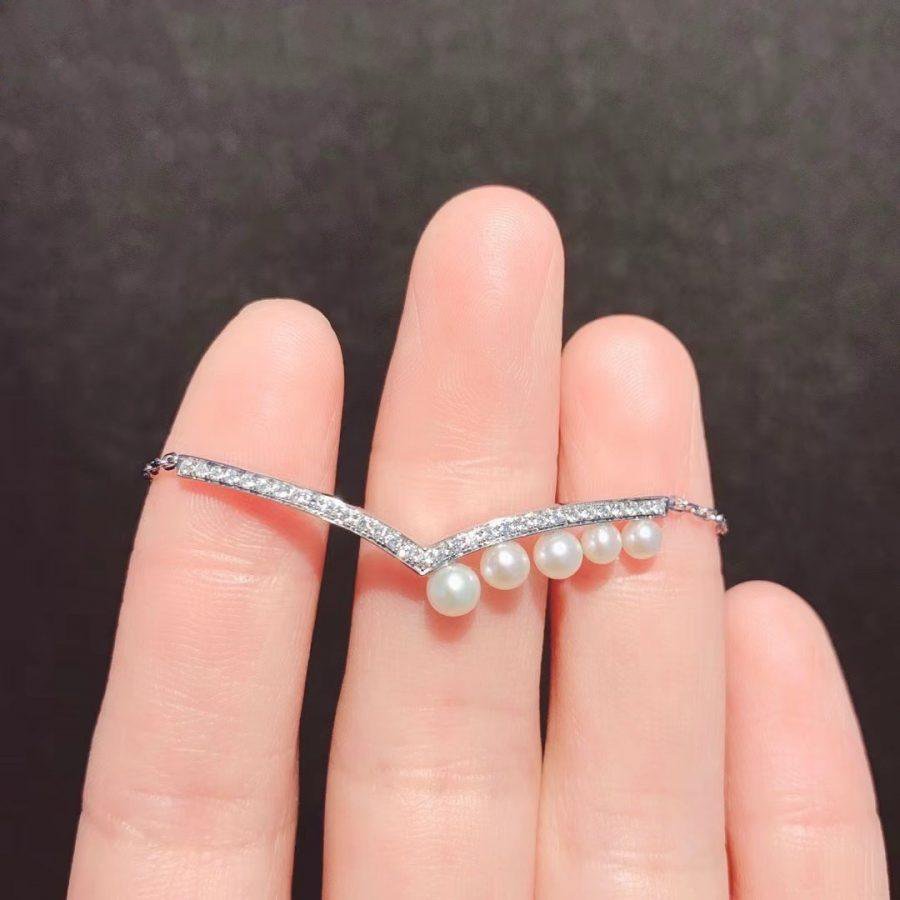 Chaumet Josephine Bracelet Silver Cubic Zirconia