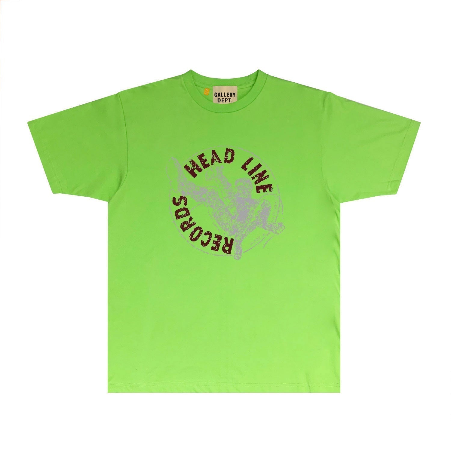 Gallery Dept T Shirt Retro Printed Loose Short-Sleeved Shirt