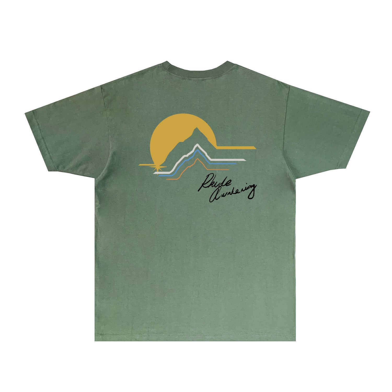 Rhude T-shirts Printed Trendy Pure Cotton