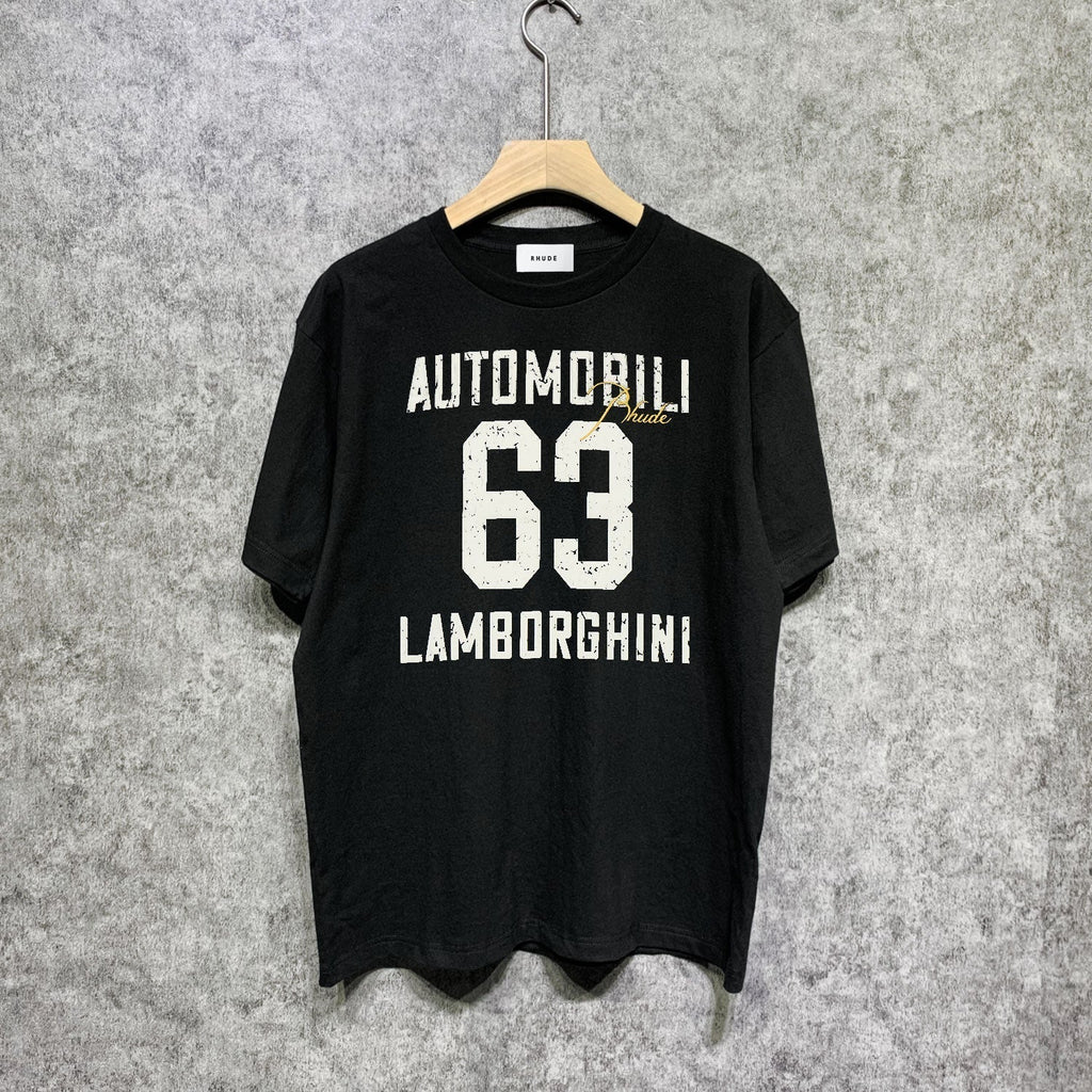 Rhude T-shirts Printed Trendy Pure Cotton
