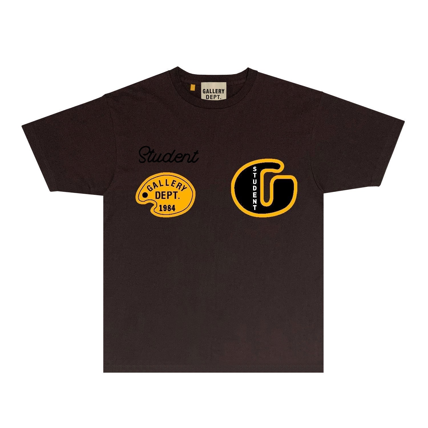 Gallery Dept T Shirt Retro Printed Loose Short-Sleeved Shirt