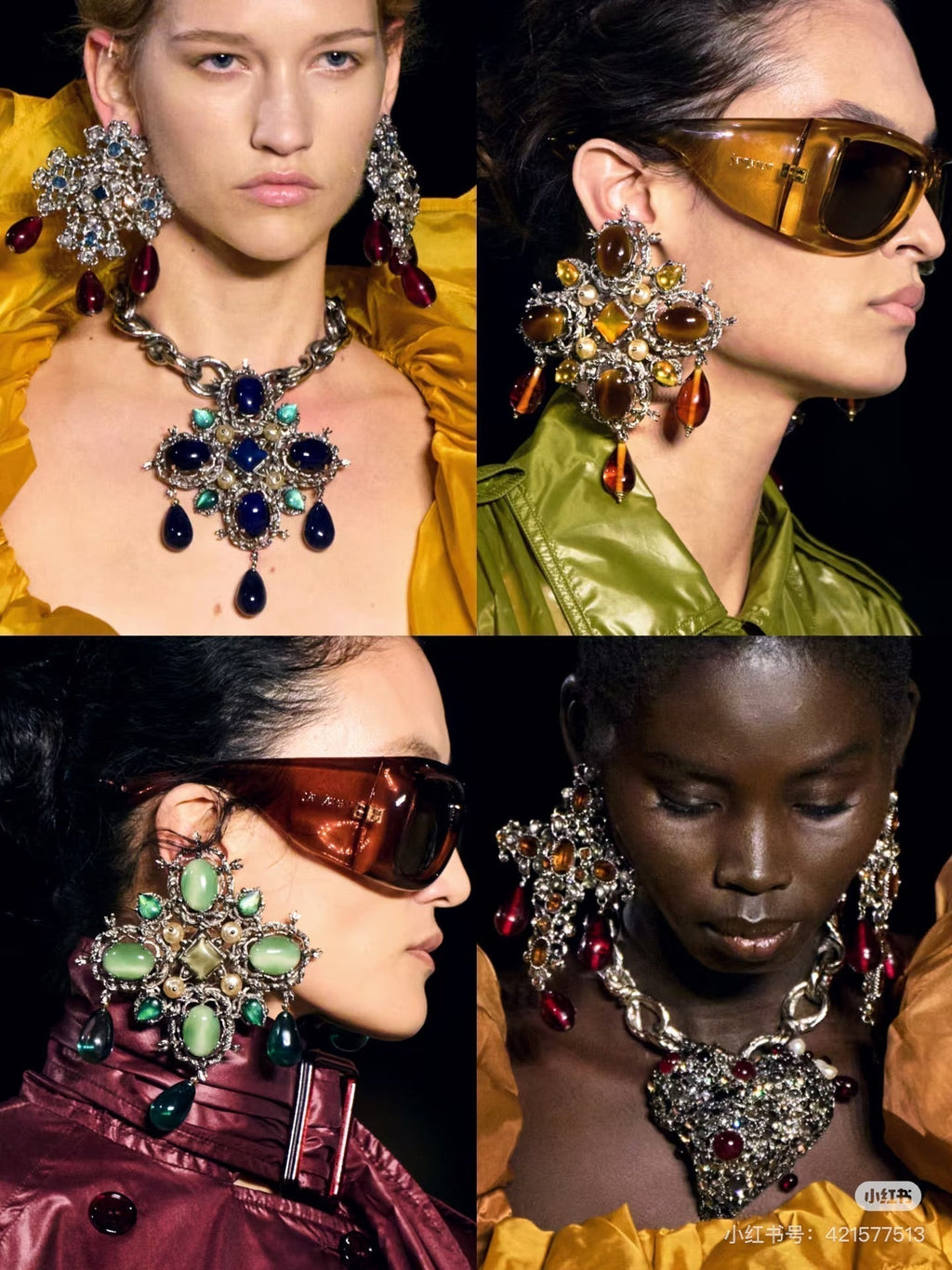 Saint Laurent MU 140AV Sunglasses